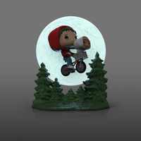 Funko Pop! Moment: E.T. The Extra-Terrestrial - Elliott and E.T. Flying #1259 Glow-in-the-Dark