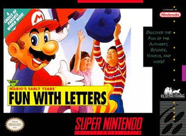 Mario's Early Years Fun with Letters (Super Nintendo)