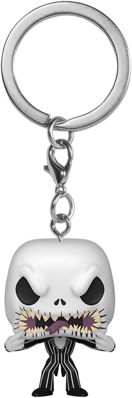 Funko Pocket Pop! Keychain: The Nightmare Before Christmas - Jack Skellington Scary Face