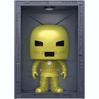 Funko Pop! Deluxe Marvel: Iron Man Hall of Armor Model 1 Golden Armor #1035 PX Previews Exclusive
