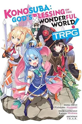 Konosuba God's Blessing on this Wonderful World TRPG Game Book - The Mage's Emporium Yen Press Used English Game Book Japanese Style Comic Book