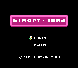 Binary Land (Homebrew) (Nintendo NES)