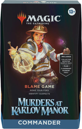 Murders at Karlov Manor Commander Deck - Blame Game [MKC]