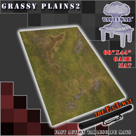 60x44" 'Grassy Plains 2 F.A.T. Mat Battle Gaming Mat