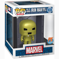 Funko Pop! Deluxe Marvel: Iron Man Hall of Armor Model 1 Golden Armor #1035 PX Previews Exclusive