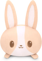 TeeTurtle Plushie Tote Bag: Farmer's Market Bunny