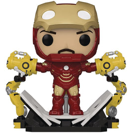 Funko Pop! Deluxe Marvel: Iron Man 2 - Iron Man MKIV with Gantry #905 Glow-in-the-Dark Previews Exclusive