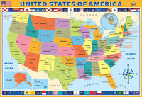 Puzzle: Educational Charts for Kids - Map of the US