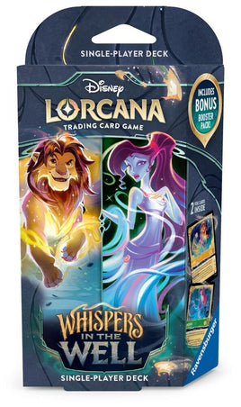 Disney Lorcana TCG: Whispers in the Well - Simba and Meg (Amber/Emerald)