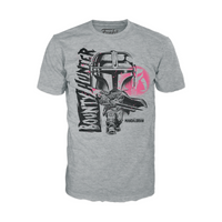 Funko Boxed Tee: Star Wars: The Mandalorian - Bounty Hunter with Darksaber Size 2XL