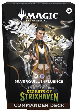 (Preorder) Commander: Secrets of Strixhaven - Secrets of Strixhaven Commander Deck - Silverquill Influence [SOC]