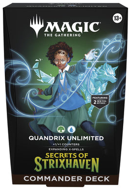 (Preorder) Commander: Secrets of Strixhaven - Secrets of Strixhaven Commander Deck - Quandrix Unlimited [SOC]