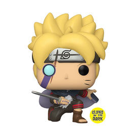 Funko Pop! Animation: Boruto: Naruto Next Generations - Boruto with Marks #1035 Glow-in-the-Dark Entertainment Earth Exclusive