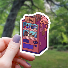Adventure Vending Machine RPG Sticker - 3"