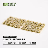 Gamers Grass Tufts: White Flowers- Wild