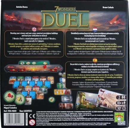 7 Wonders - Duel - Board Game - The Mage's Emporium PunkOuter Games PunkOuter Games Shopify Collective Used English Board Game Japanese Style Comic Book