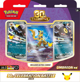 (Preorder) 30th Celebration Battle Deck [Umbreon ex] [30C]