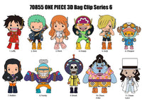 One Piece 3D Foam Bag Clip Series 6 Blind Bag - Official Monogram Collectible Keychain