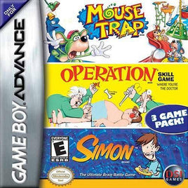 Mouse Trap/Operation/Simon (Gameboy Advance)
