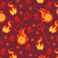 TeeTurtle Plushie Tote Bag: Devilish Kitty