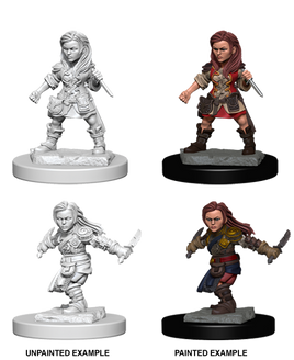 D&D: Nolzur's Marvelous Miniatures - Halfling Female Rogue