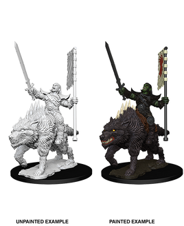 Pathfinder: Deep Cuts - Orc on Dire Wolf