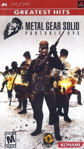 Metal Gear Solid: Portable Ops (Greatest Hits) (PSP)
