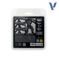 Vallejo True Metallic Metal: Paint Set - Obsidian Black (4)