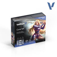 Vallejo True Metallic Metal: Core Paint Set