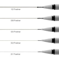 Winsor & Newton: Fineliner - Black 0.1