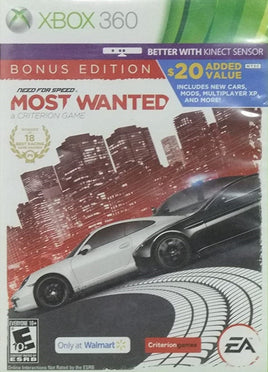 Need For Speed: Most Wanted (Walmart Bonus Edition) (Xbox 360)