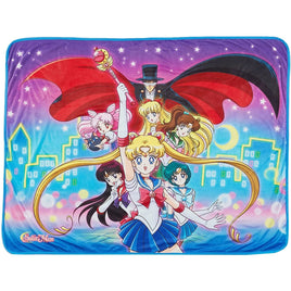 Sailor Moon R - Sailor Moon Group Sublimation Throw Blanket
