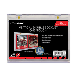 175PT Vertical Booklet Card UV ONE-TOUCH® Magnetic Holder
