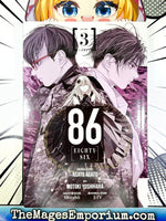 86 Eighty - Six Vol 3 - The Mage's Emporium Yen Press outofstock UPDATEMETA Used English Manga Japanese Style Comic Book