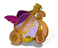 Dungeons & Dragons Role: Bard Enamel Pin