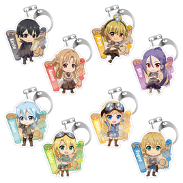 Sword Art Online Trading Acrylic Keychain Quest Series Deformed (1 Blind Box)