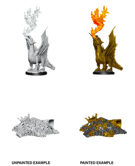 D&D: Nolzur's Marvelous Miniatures - Gold Dragon Wyrmling