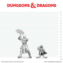 D&D: Nolzur's Marvelous Unpainted Miniatures - Goliath Barbarian & Halfling Rogue