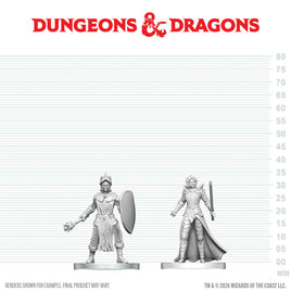 D&D: Nolzur's Marvelous Unpainted Miniatures - Black Gauntlet & Zhentilar Paladin of Bane