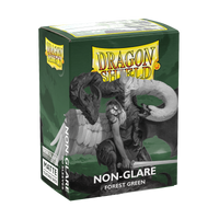 Dragon Shield Non-Glare Matte Forest Green Sleeves (100-Pack)