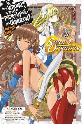 Is Wrong Pick Up Girls Dungeon Sword Oratoria Vol 3 manga cover