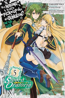 Is Wrong Pick Up Girls Dungeon Sword Oratoria Vol 5 manga cover