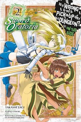 Is Wrong Pick Up Girls Dungeon Sword Oratoria Vol 2 manga cover