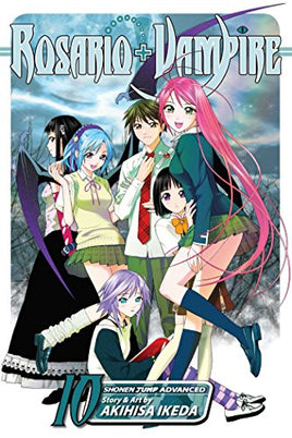 Rosario Vampire Vol 10 - BRAND NEW CONDITION Manga - The Mage's Emporium Viz Media Used English Manga Japanese Style Comic Book
