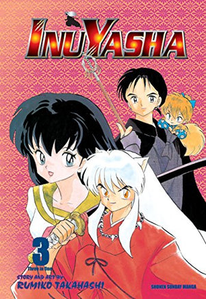 Inuyasha Vol 3 Omnibus Manga - The Mage's Emporium Viz Media Used English Manga Japanese Style Comic Book