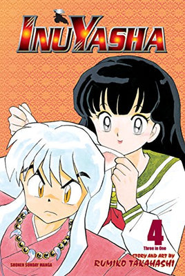 Inuyasha Vol 4 Omnibus Manga - The Mage's Emporium Viz Media Used English Manga Japanese Style Comic Book
