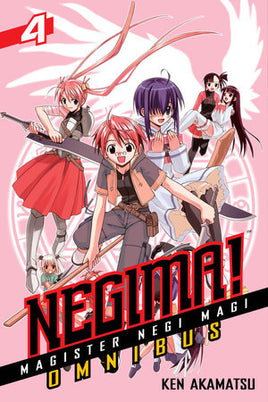 Negima Omnibus Vol 4 Manga - The Mage's Emporium Kodansha Used English Manga Japanese Style Comic Book