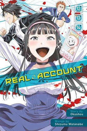 Real Account Vol 12-14 Omnibus Manga - The Mage's Emporium Kodansha Used English Manga Japanese Style Comic Book