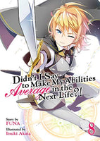 Didn't I Say to Make My Abilities Average in the Next Life?! Vol 8 Light Novel Light Novel - The Mage's Emporium Seven Seas Used English Light Novel Japanese Style Comic Book