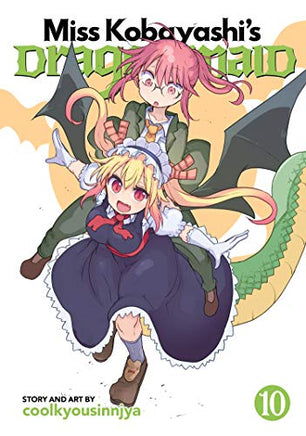 Miss Kobayashis Dragon Maid Vol 10 manga cover